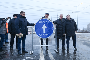 Открытие рабочего движения новой дороги в Мурино от Петровского бульвара до Ручьевского проспекта