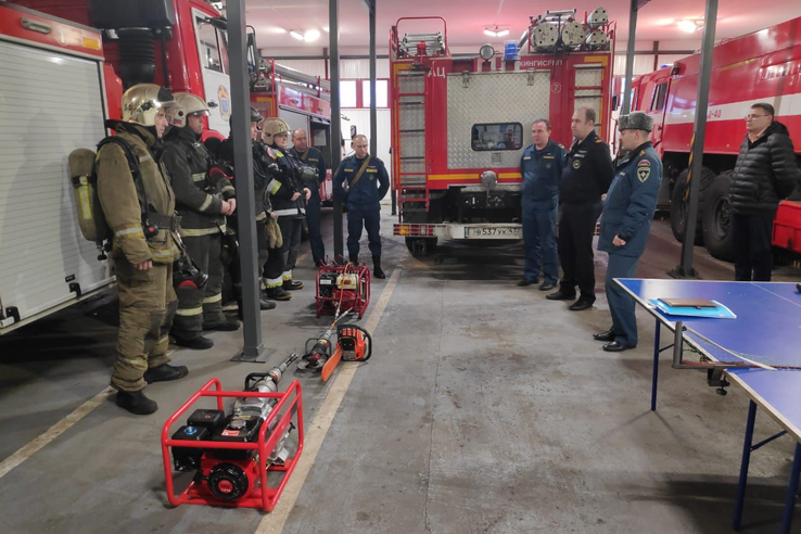 В Ленобласти — учения пожарных и спасателей