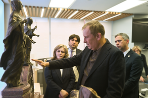 Заседание конкурсной комиссии по определению победителя конкурса скульптурной композиции, посвященной святой покровительнице г. Гатчины Марии Гатчинской