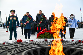 82-я годовщина полного освобождения Ленинграда от фашистской блокады, мероприятие в д. Зайцево