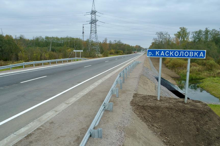 Дорога, связывающая Кингисепп и Таллинское шоссе отремонтирована досрочно