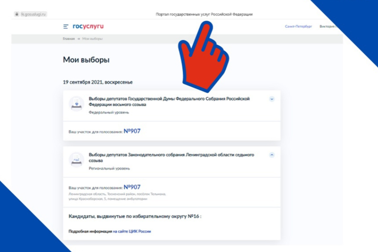 Все о выборах ― на «Госуслугах»
