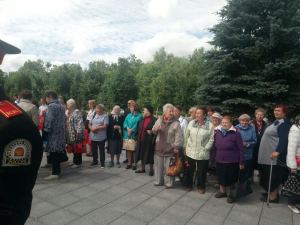 Торжественно-траурный митинг в День памяти и скорби, город Гатчина. Предоставлено Администрацией Гатчинского района