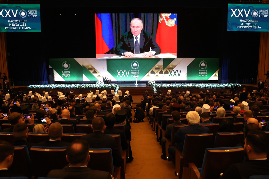 Делегация Ленинградской области принимает участие в XXV Всемирном русском соборе, проходящем в Государственном Кремлевском дворце