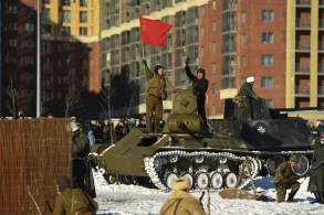 Военно-исторический фестиваль «Слава Советской Армии» и реконструкция «Грудью на амбразуру»