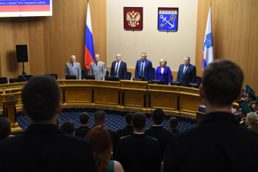 Молодые офицеры на страже границ региона 