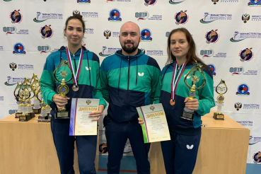 Ленинградцы – призеры Первенства России по пинг-понгу