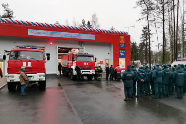 В Семиозерье построено новое пожарное депо