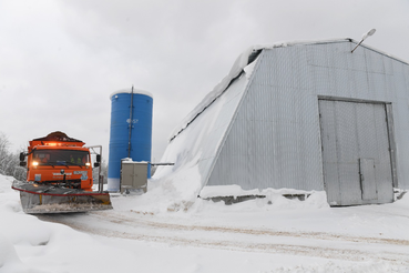Дороги области встречают потепление и снегопад