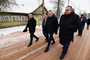 Рабочая поездка губернатора Ленинградской области в Лужский район