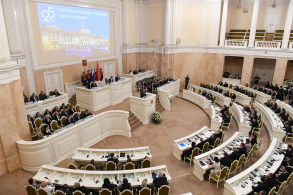 Торжественное заседание, посвященное 25-летию Законодательного Собрания Санкт-Петербурга