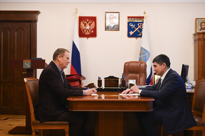 Рабочая встреча с генеральным директором «Интер РАО» Сергеем Дрегвалем