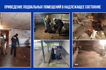 Порядок в подвалах — вопрос безопасности, здоровья и экологии