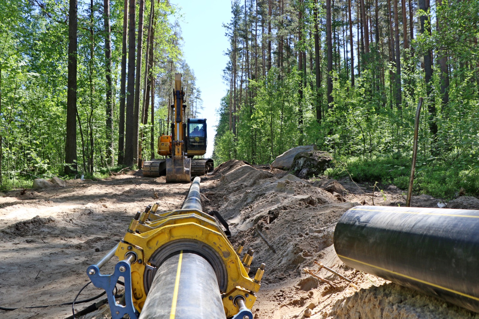 В Ленинградской области построен газопровод к трем поселкам Приозерского  района