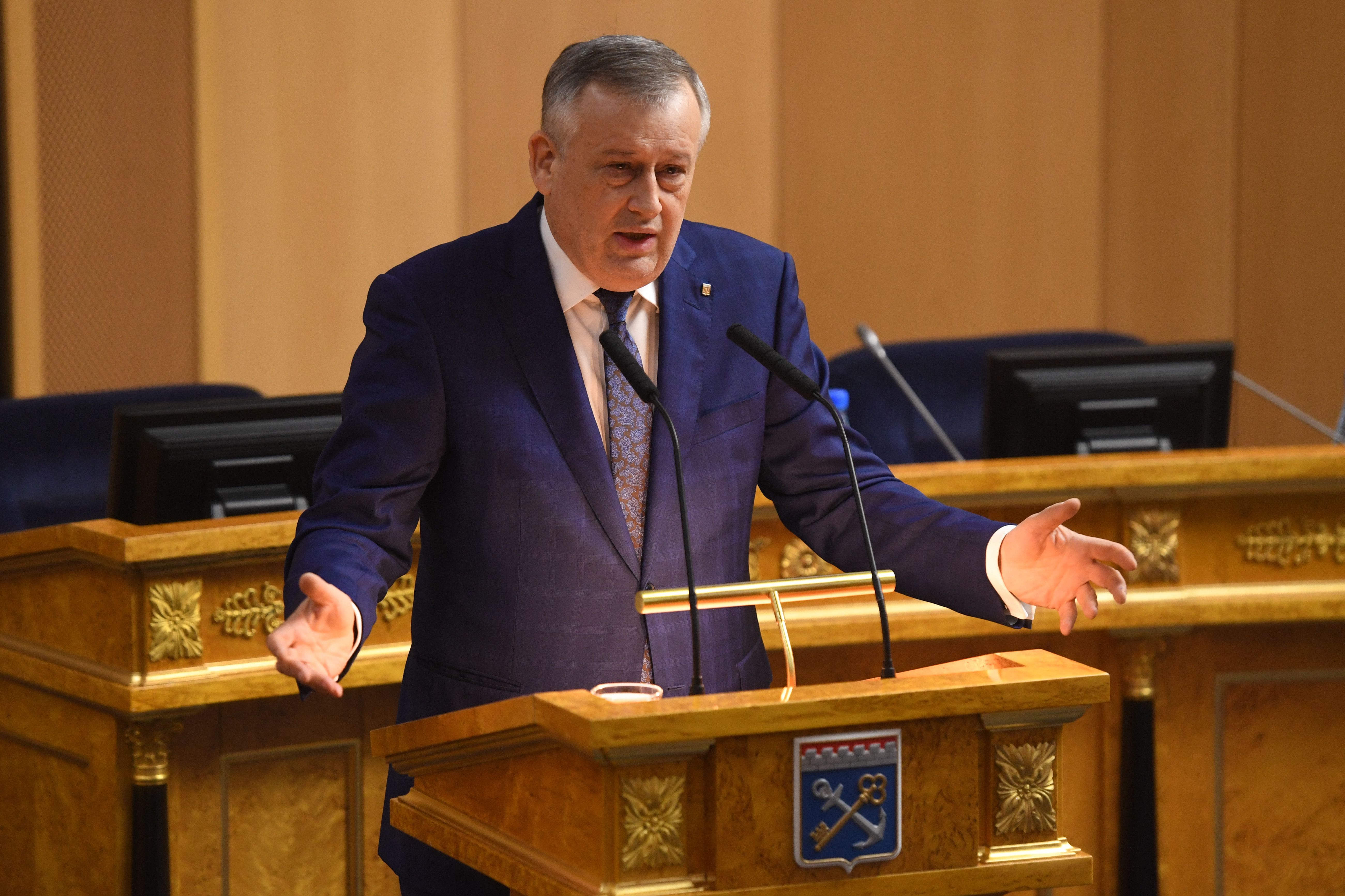 Фотография губернатора Дрозденко Ленобласти 2020 год